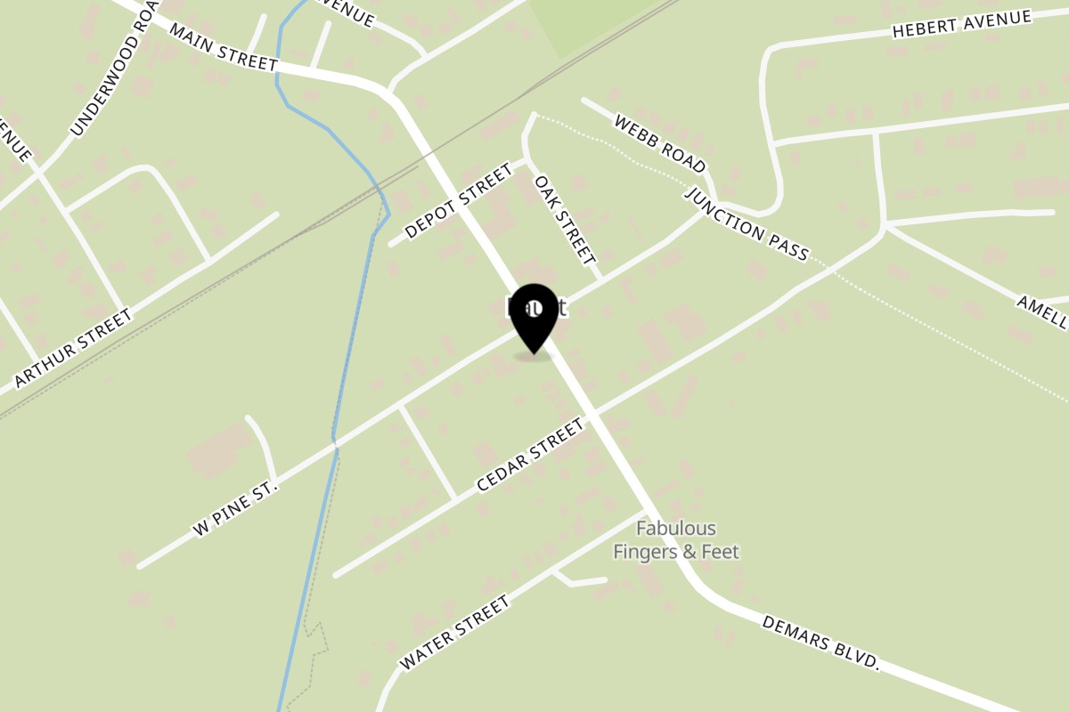 Map showing the location of P-2's Irish Pub on 31 Main St in Tupper Lake